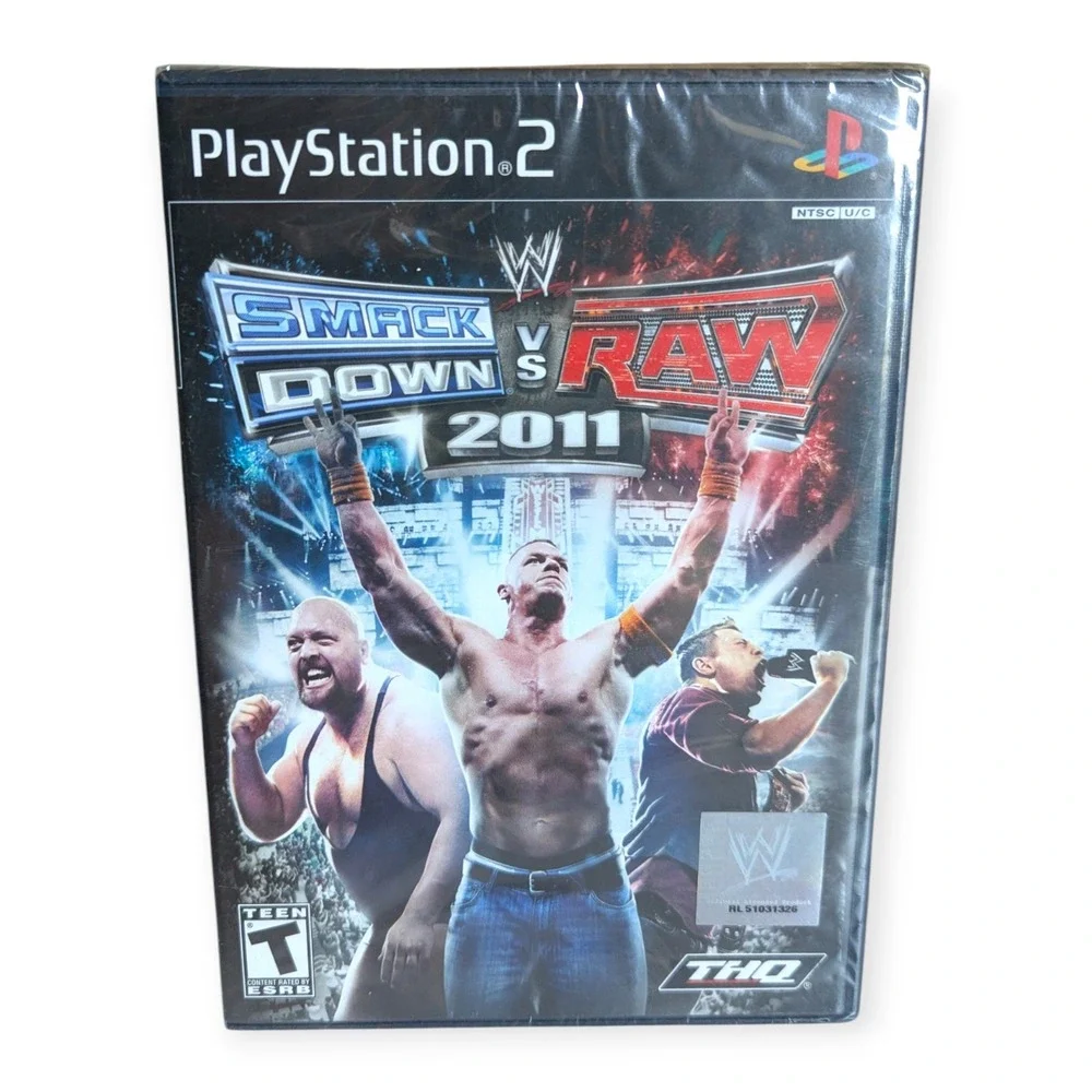 WWE Smackdown vs Raw 2011 Sony PlayStation 2 PS2 THQ Wrestling Game New Sealed